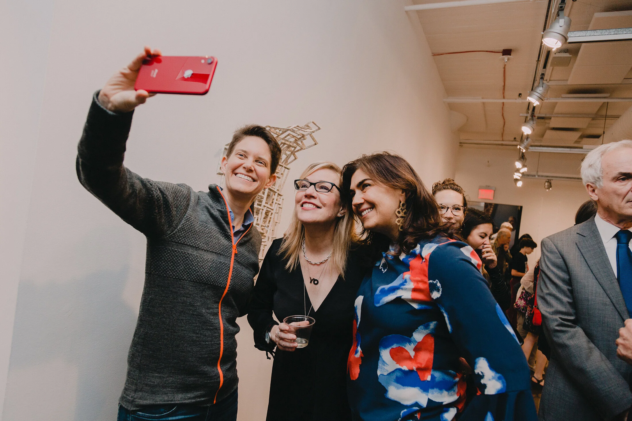 Opening Reception for Look Both Ways: The Illicit Liaison Between Image and Information SVA Chelsea Gallery, New York, 2019
