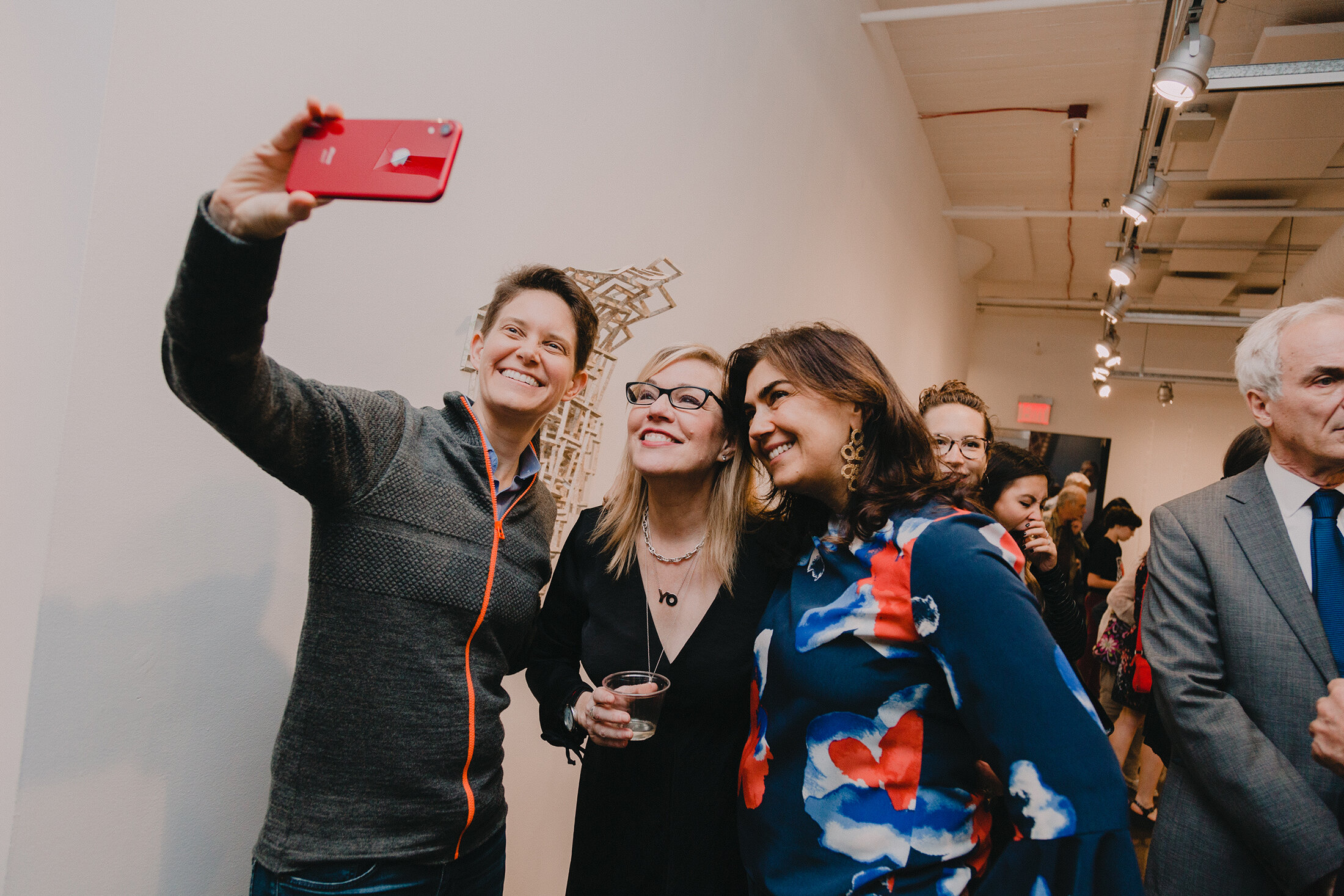  Opening Reception for   Look Both Ways: The Illicit Liaison Between Image and Information   SVA Chelsea Gallery, New York, 2019 