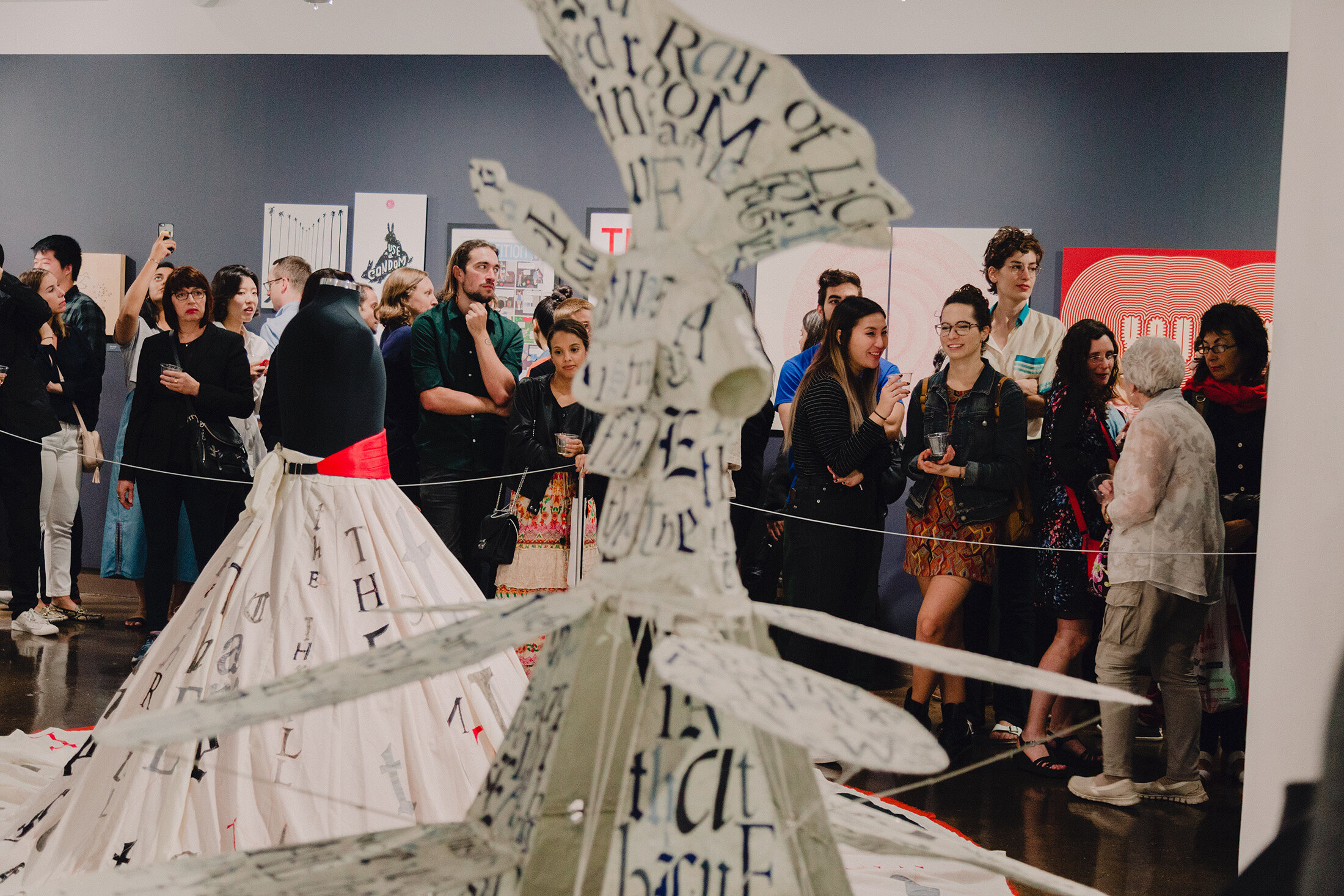  Opening Reception for   Look Both Ways: The Illicit Liaison Between Image and Information   SVA Chelsea Gallery, New York, 2019 