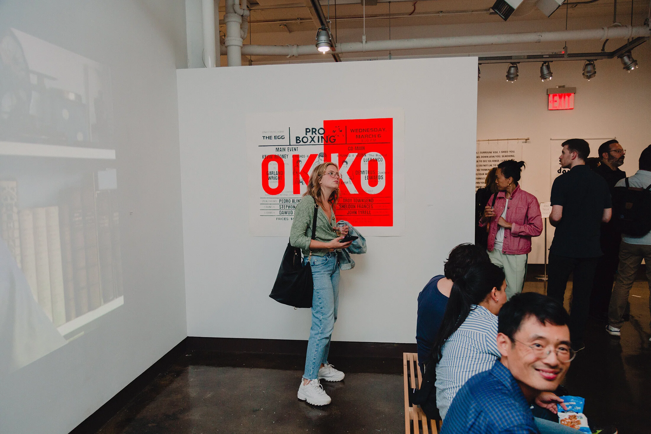 Opening Reception for Look Both Ways: The Illicit Liaison Between Image and Information SVA Chelsea Gallery, New York, 2019