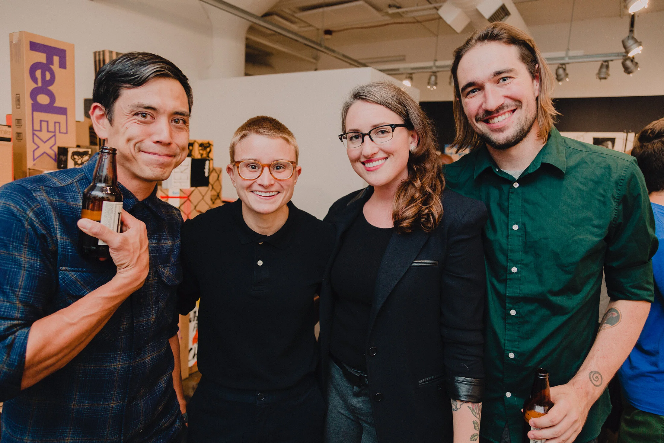 Opening Reception for Look Both Ways: The Illicit Liaison Between Image and Information SVA Chelsea Gallery, New York, 2019