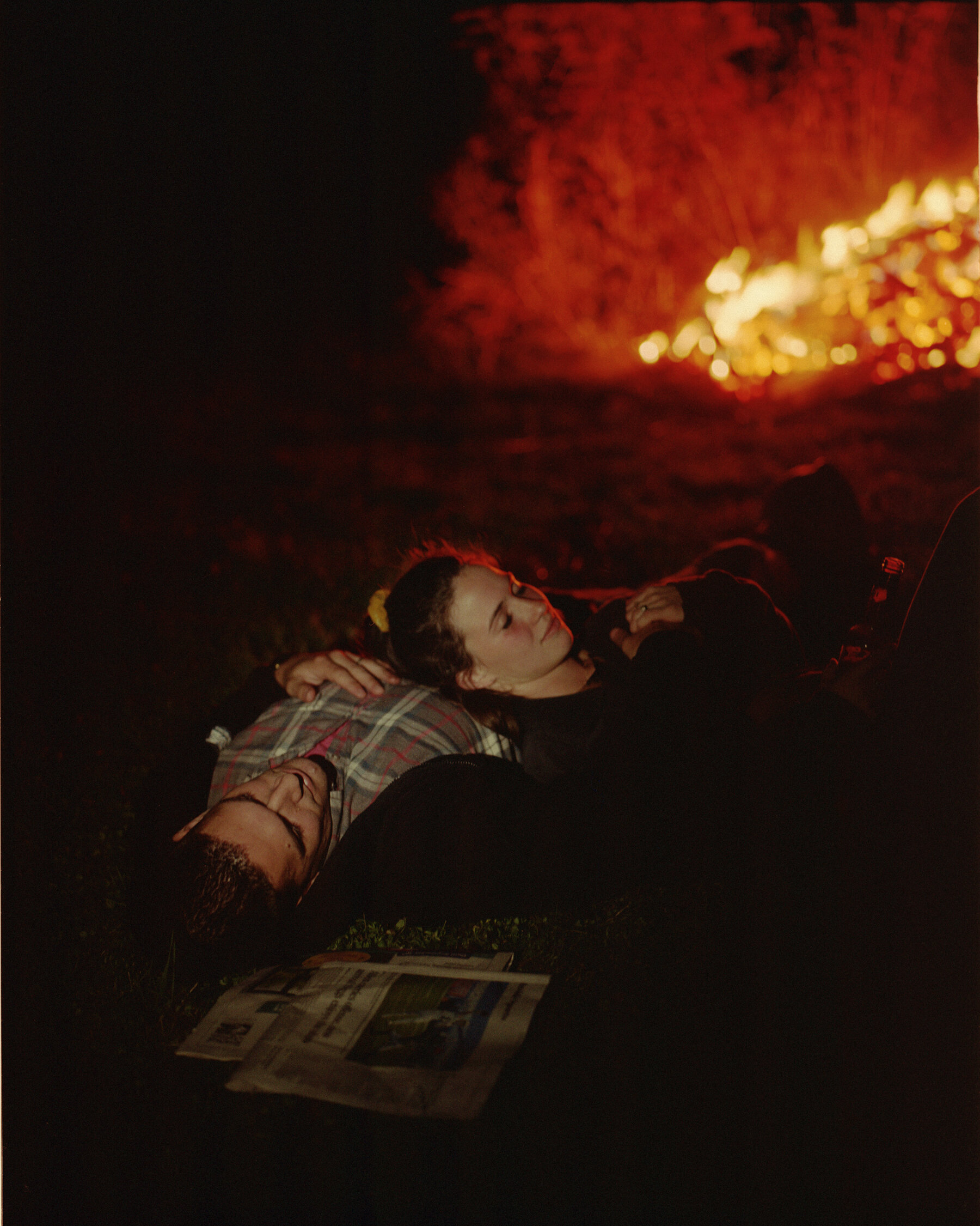 Ben & Anna at the Bonfire