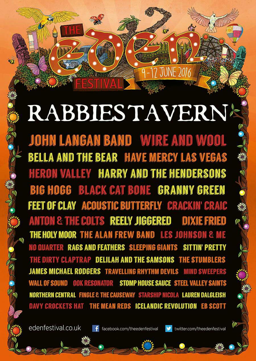 All the acts at Rabbies Tavern 