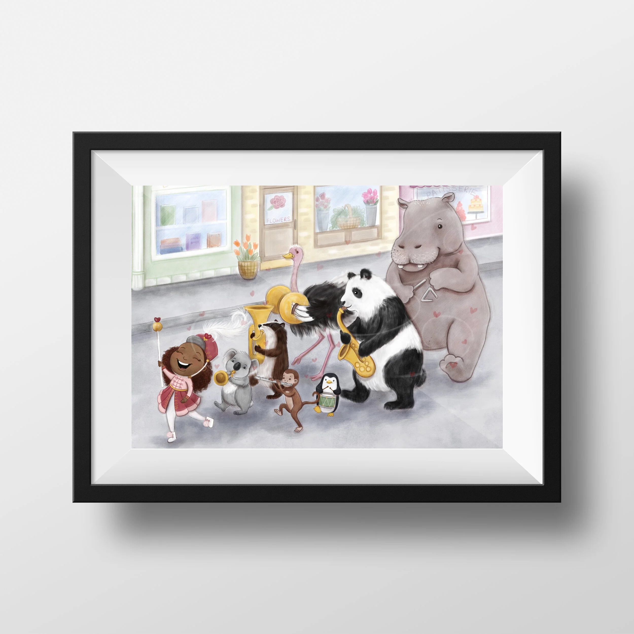 Sharing LOVE, Marching Band a Limited Edition Art Print — Lisa M