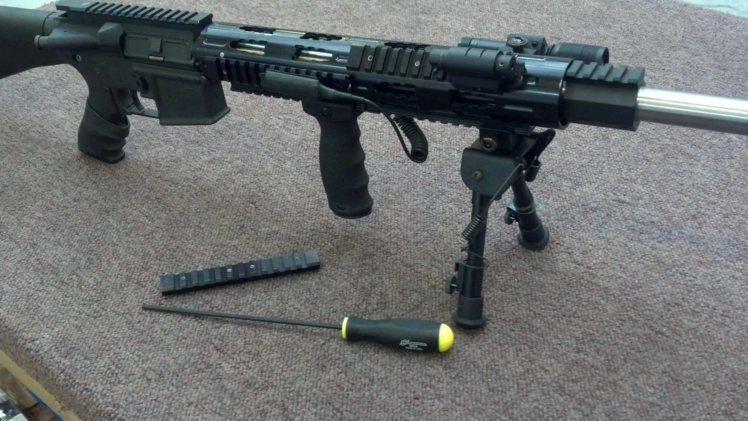 R.R.A.C. Rails mount securely and easily