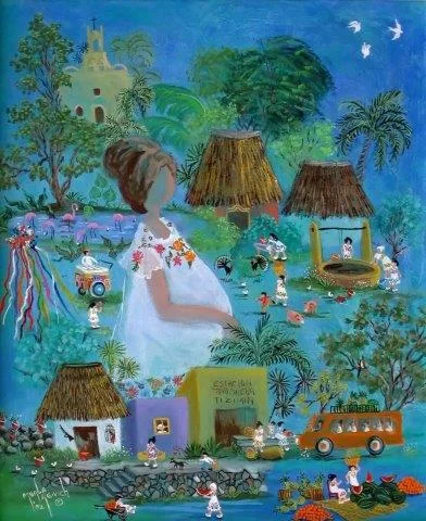 10. Merle Reivich. Mujer en Yucatan 60x50cm.jpg