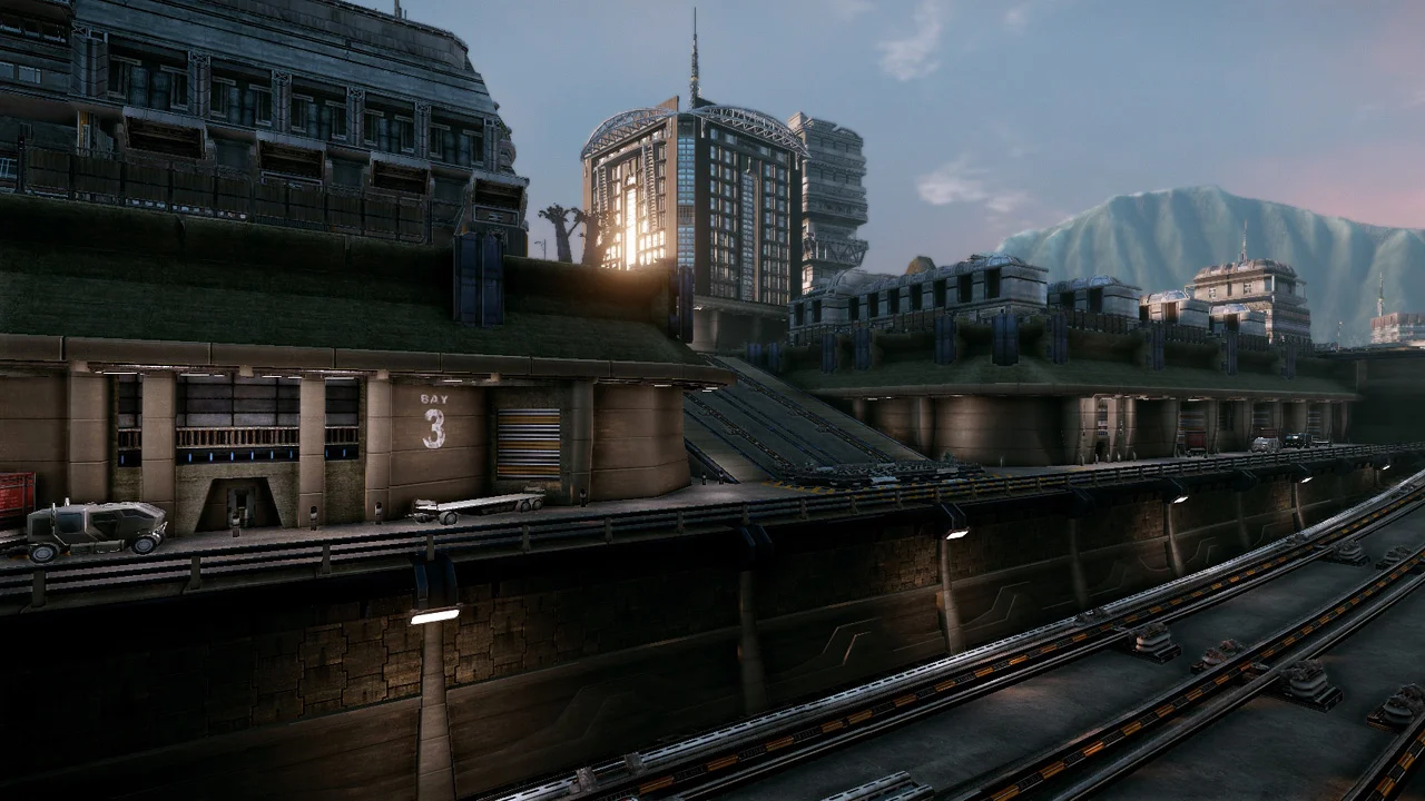 Terrace Platform with Ramps