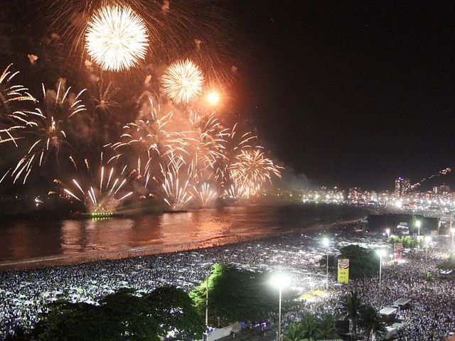 Reveillon em Copacabana! Feliz ano novo!