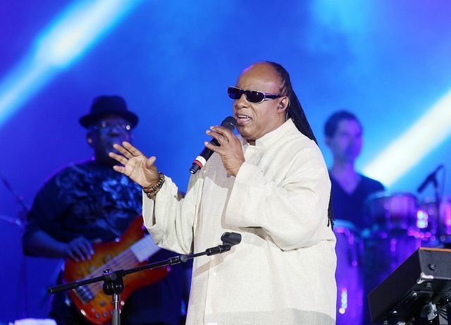 Stevie Wonder em show em Copacabana