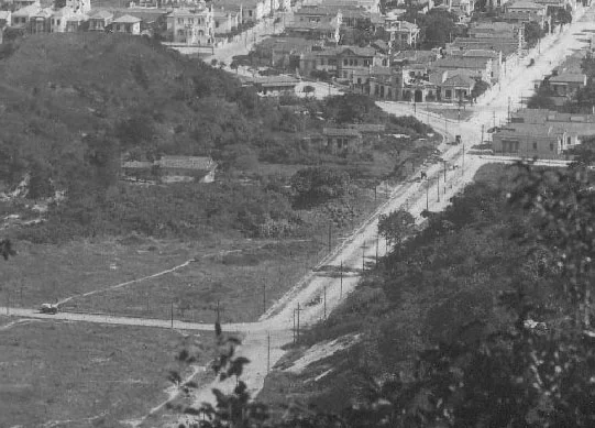Vista da Rua Duvivier no início do século XX