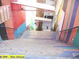Escadinha da Rua General Barbosa em Copacabana
