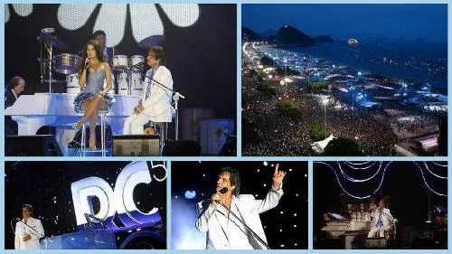 Roberto Carlos RC 50 ao vivo na praia de Copacabana