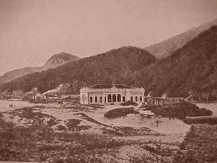 Bar da Brahma - Leme 1908 - Foto de Augusto Malta