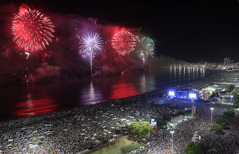 Réveillon na Praia de Copacabana 2014