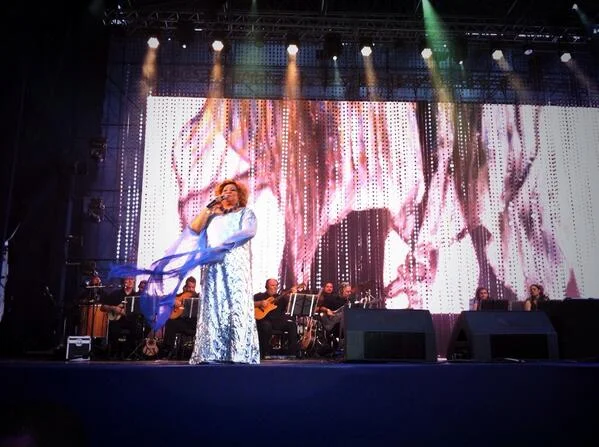 Alcione cantando Não deixe o samba morrer