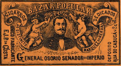 Cigarros dedicados ao distinto Marques do Herval