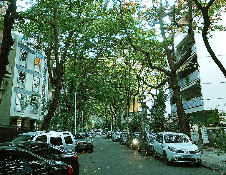 Rua Almirante Saddock de Sá em Ipanema, Rio de Janeiro - Foto: Arq. Funkill