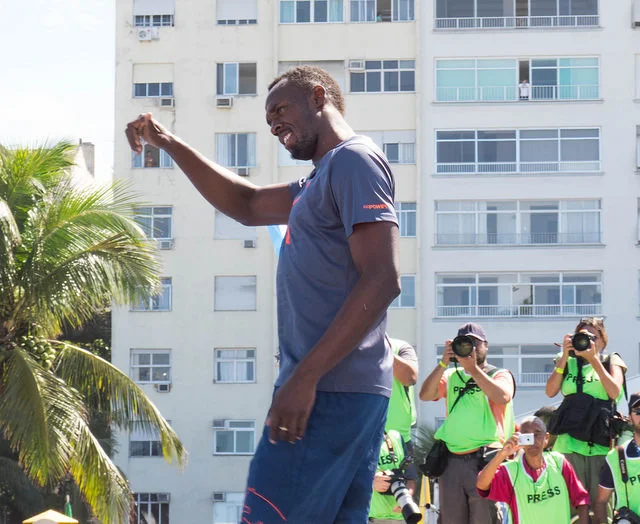 Usain Bolt em Copacabana