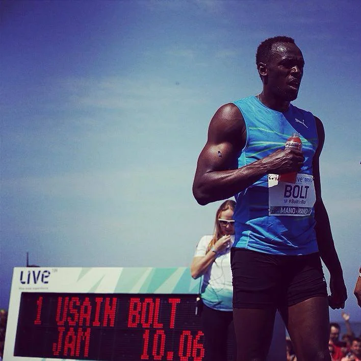 Usain Bolt em Copacabana