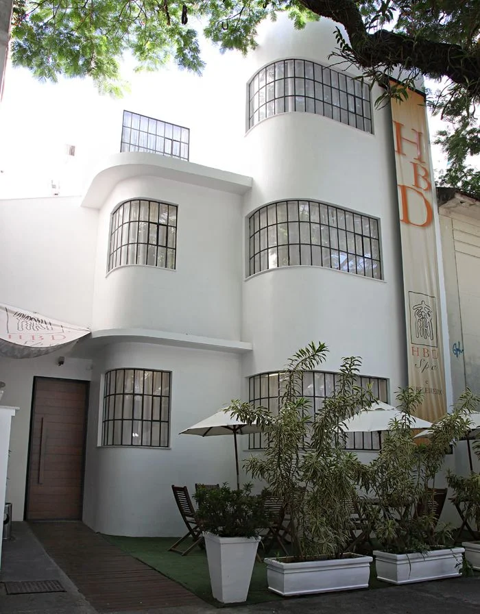 Edifício no estilo Art Decó na Rua Barão de Jaguaribe em Ipanema, Rio de Janeiro