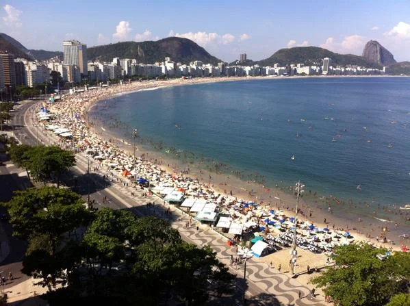 Praia de Copacabana vista do Othon