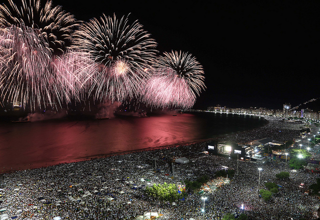 Réveillon 2015 na Praia de Copacabana