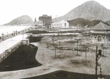 Praça Irmãos Bernardelli atual Praça do Lido inicio dos anos 1920