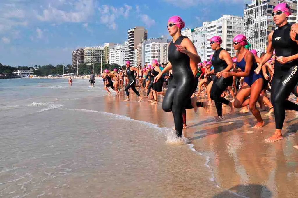 Rei e Rainha do Mar, Maratona Aquatica na Praia de Copacabana, Rio de Janeiro, Brasil!