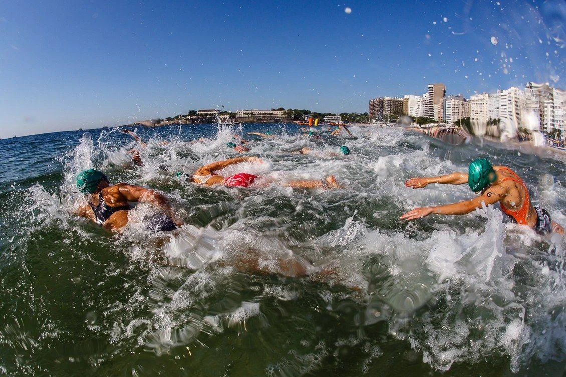 Evento-teste para as Olimpiadas Rio2016 em Copacabana