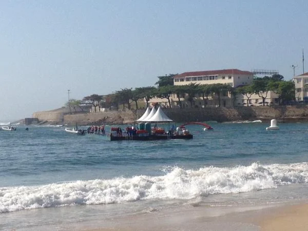 Evento-teste #Rio2016 da Maratona Aquática em Copacabana 22/08/2015
