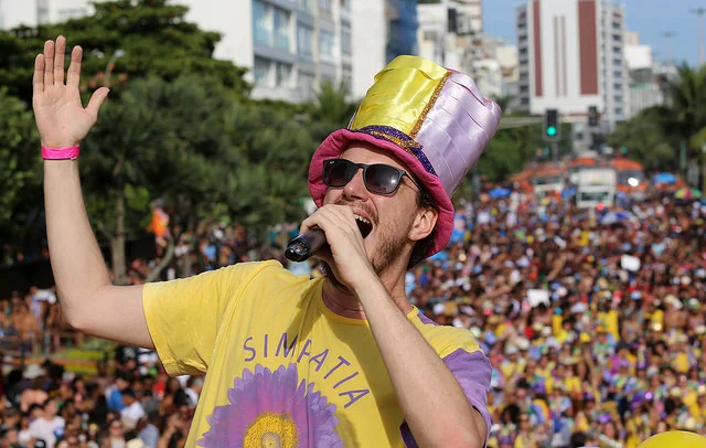 Orla de Ipanema lotada no Pré-Carnaval 2016