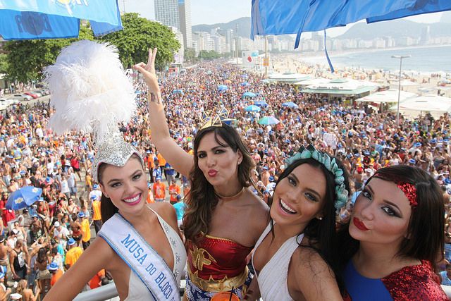 Bloco da Favorita em Copacabana 