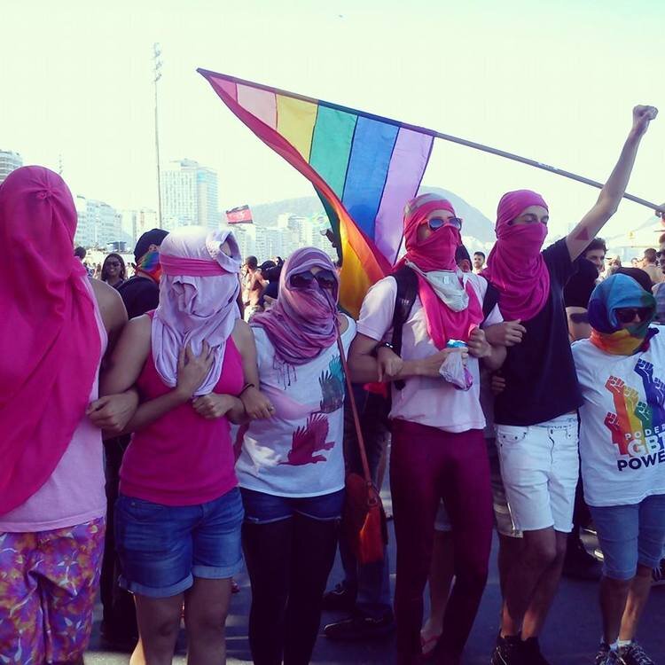 Pinks Blocks na 18ª edição da Parada do Orgulho LGBT de Copacabana