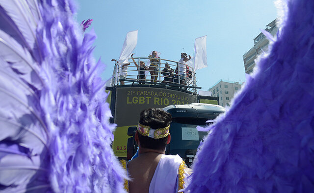 21ª Parada do Orgulho LGBT Rio em Copacabana