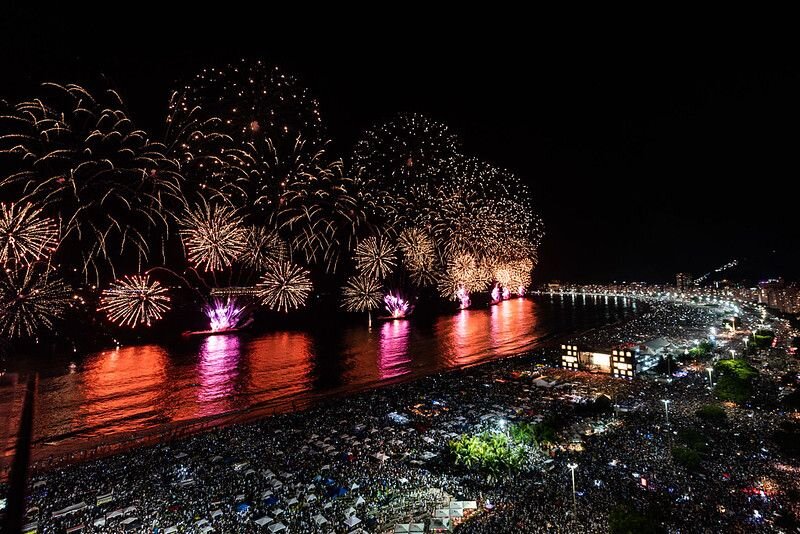 Réveillon Copacabana Rio 2020  - Fogos