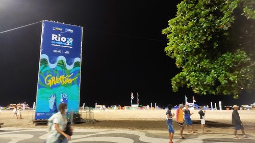 Torre de som Réveillon 2022 Praia de Copacabana
