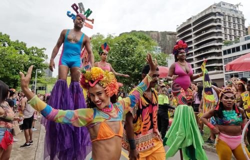 Bloco Spanta Nenem no Pré Carnaval 2024 em Copacabana