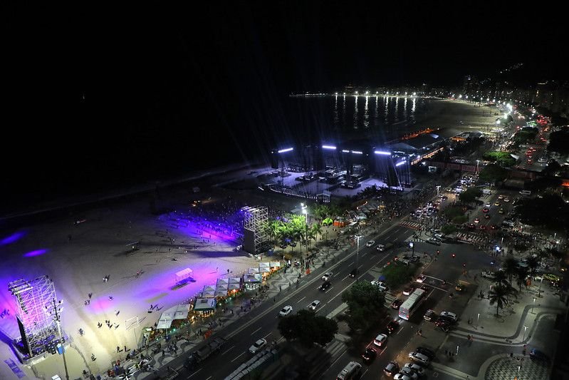 Ensaio do Madonna para o Show na Praia de Copacabana