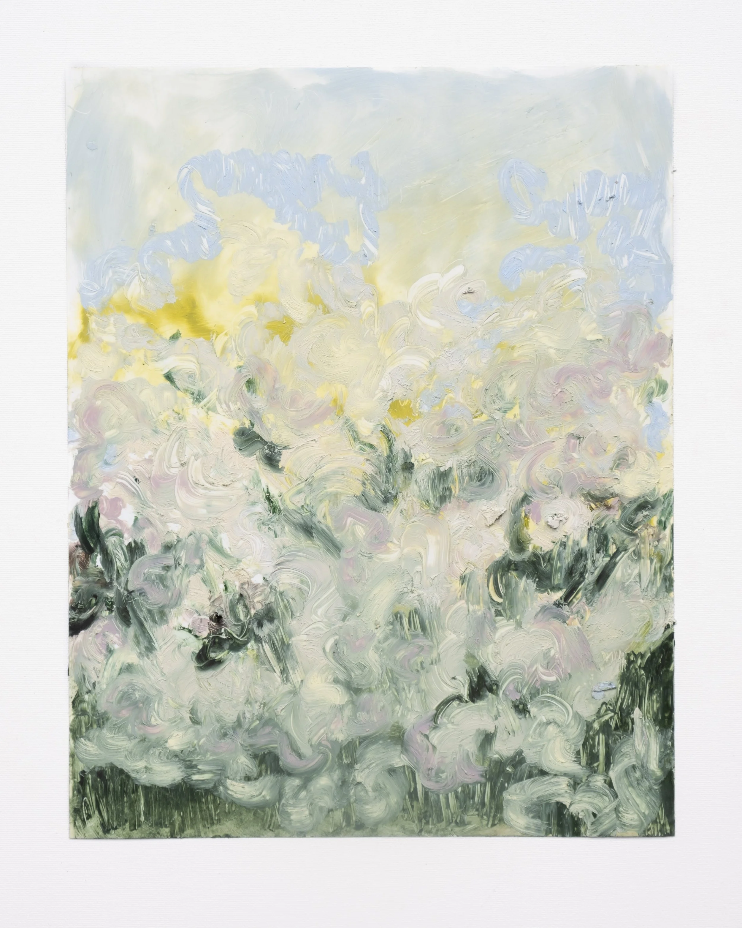   How many fairy gardens is too many 4  Oil stick on yupo 14 x 11 inches  Available from  the studio  