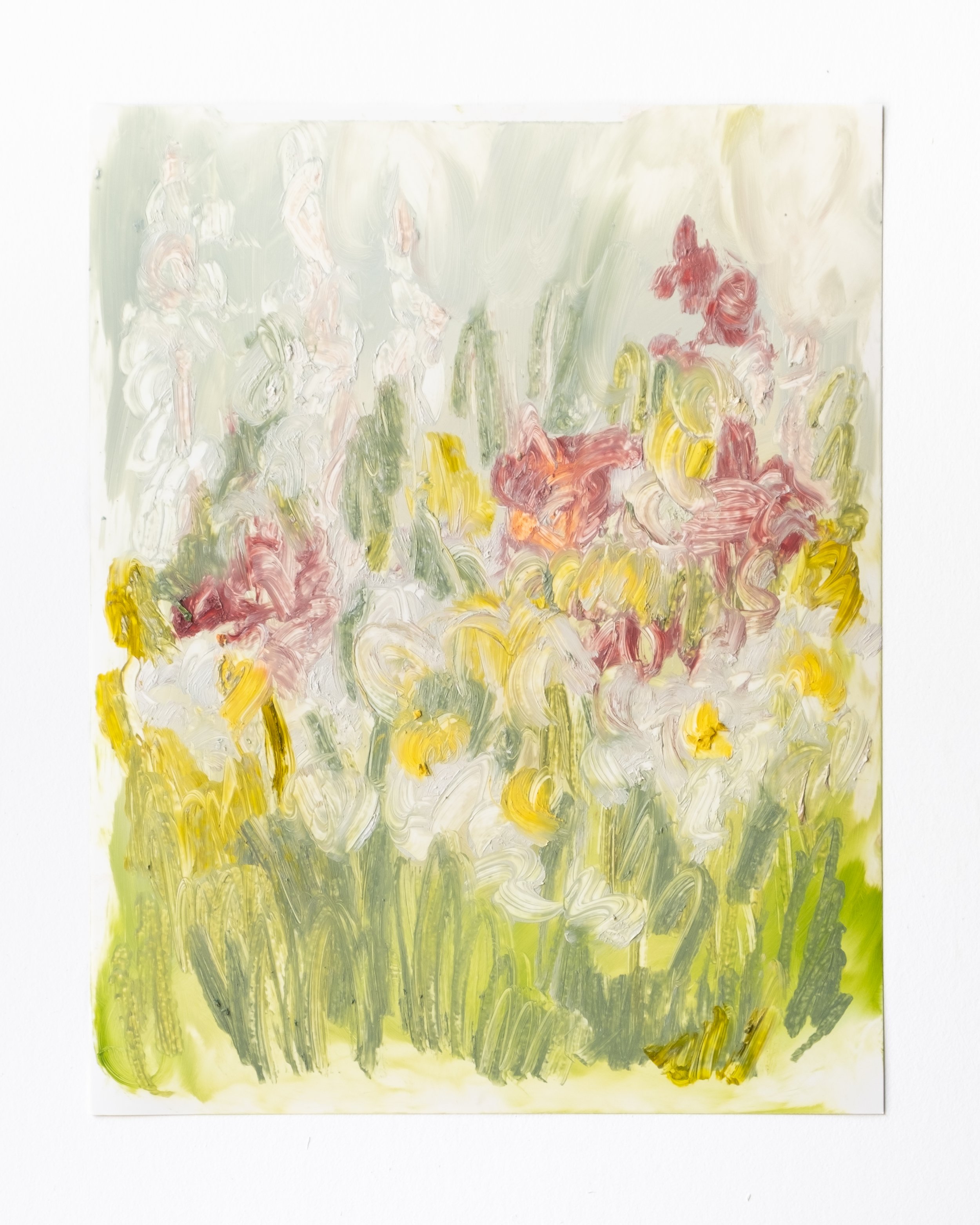   How many fairy gardens is too many 7  Oil stick on yupo 14 × 11 inches  Available from  the studio  