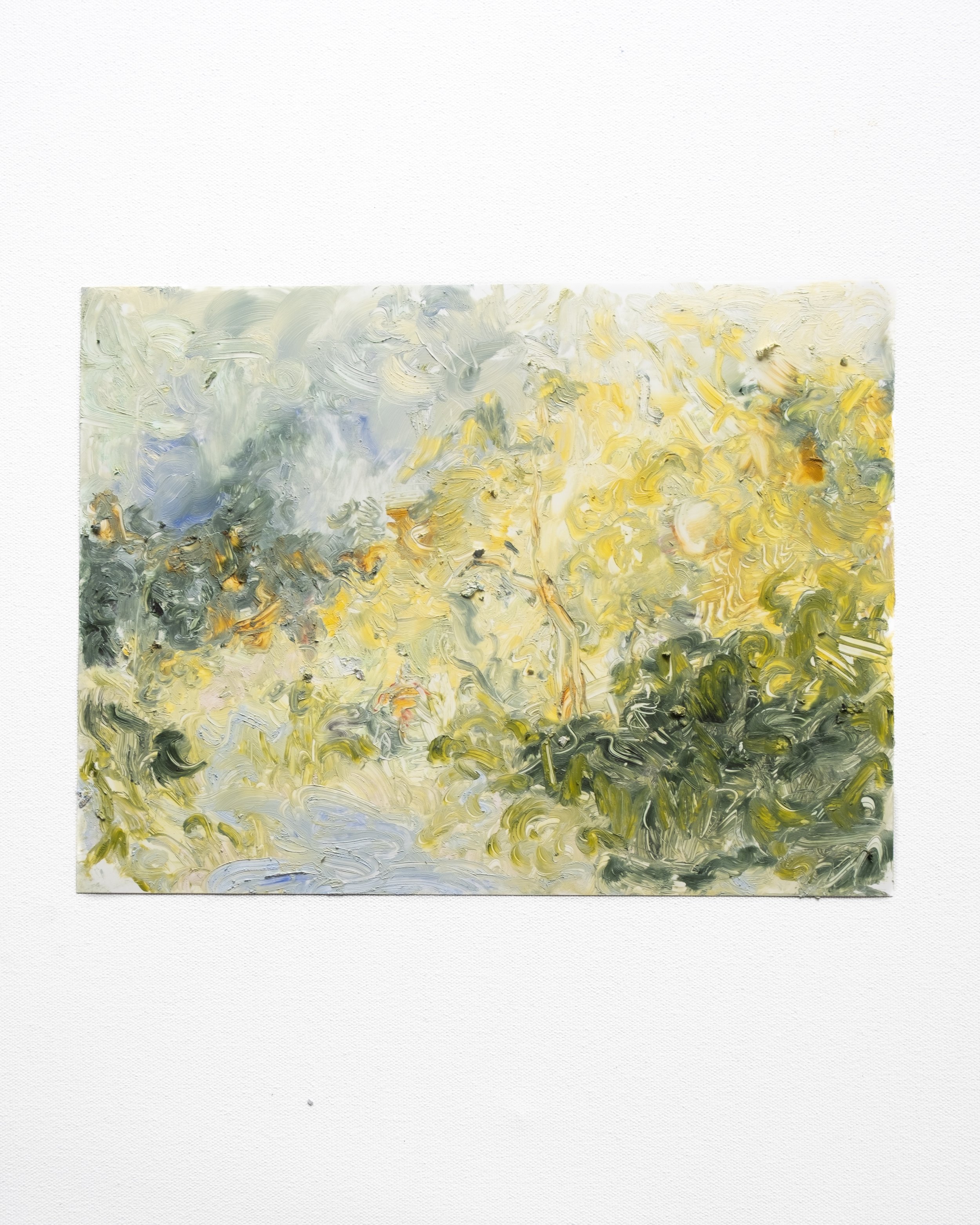   For the Bird Mother  Oil stick on yupo 9 × 12 inches Available direct from the studio 