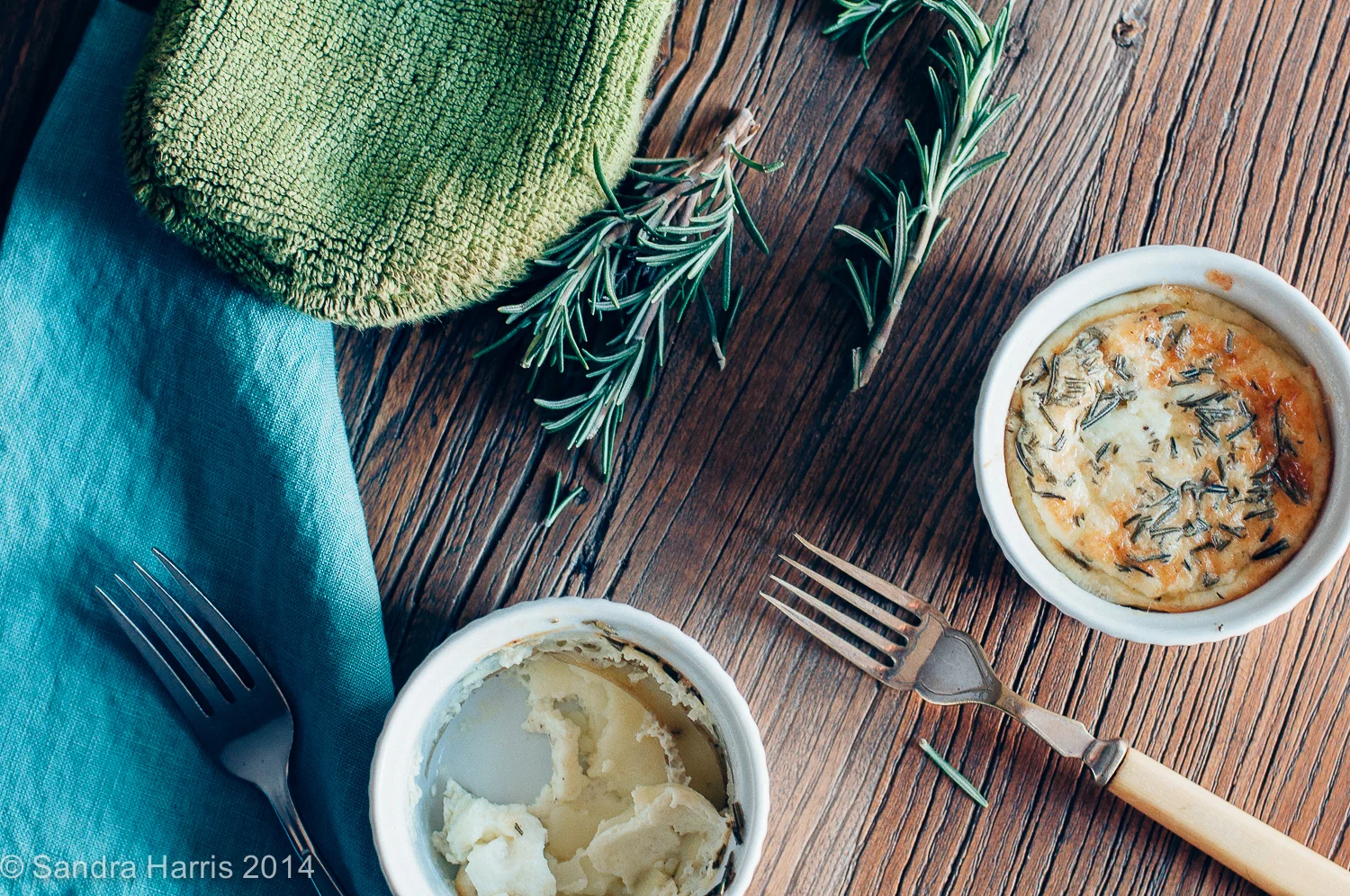 potato rosemary quiche - Sandra Harris