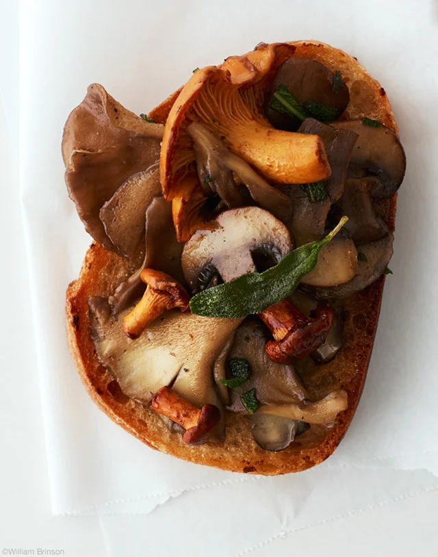 William Brinson mushroom toast