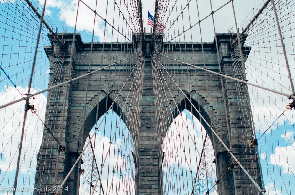 Brooklyn Bridge Cables, NYC - Sandra Harris