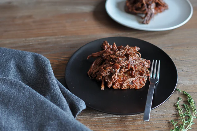 Persian Pulled Brisket and Latkes for Hanukkah