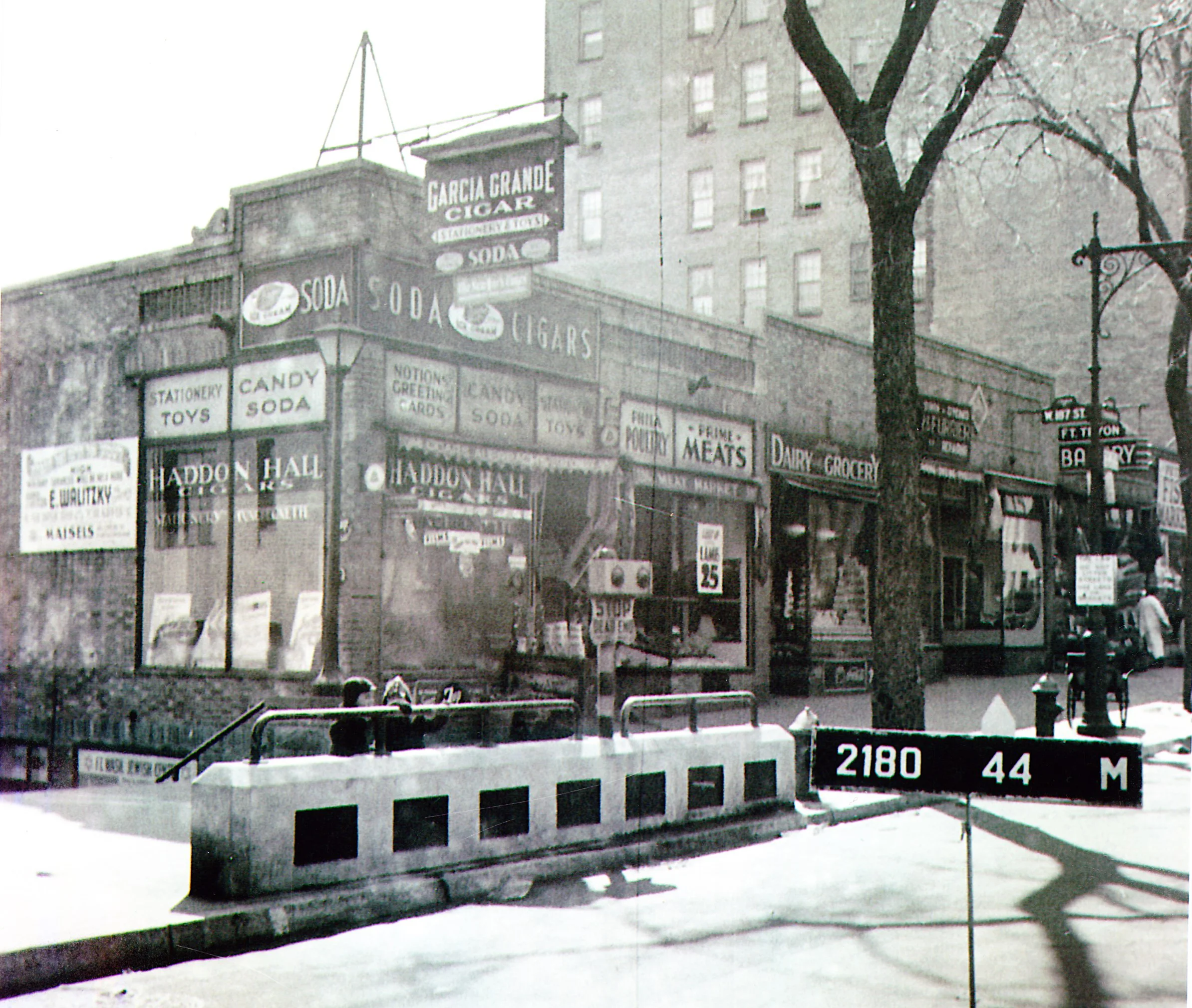 The original Frank's Market on 187th Street and Fort Washington Avenue