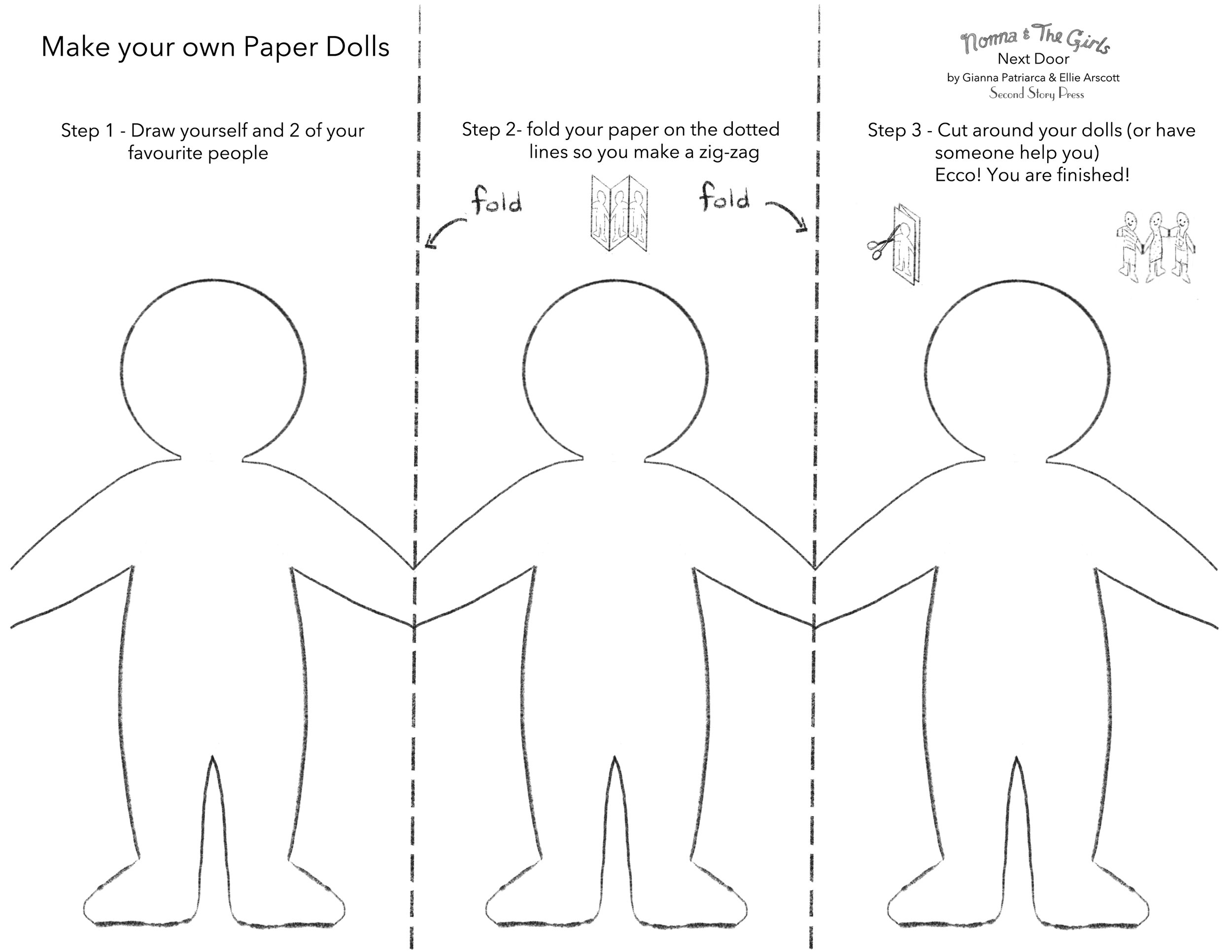Paper dolls Free activity