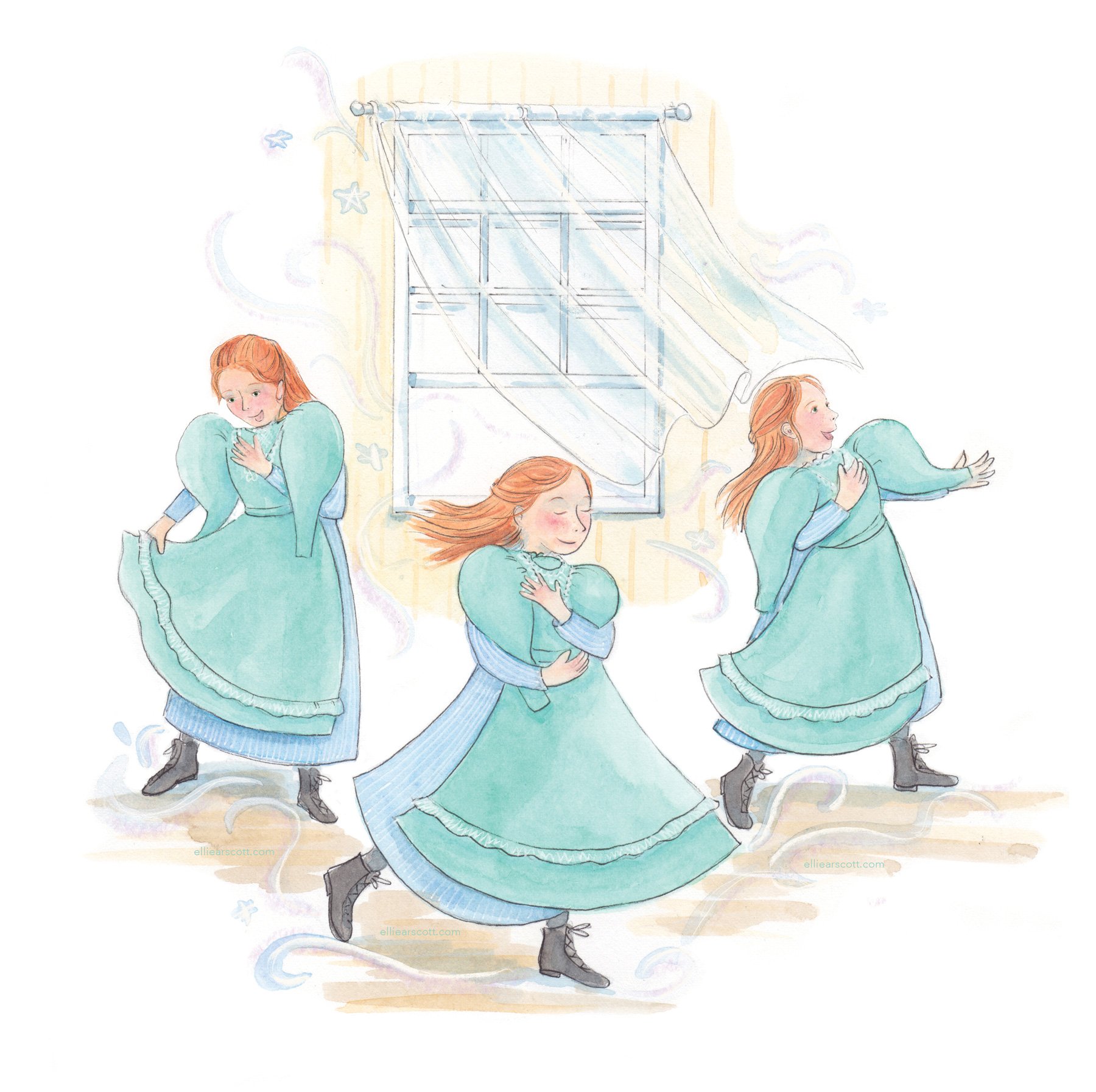 Dancing joy from a Is for anne
