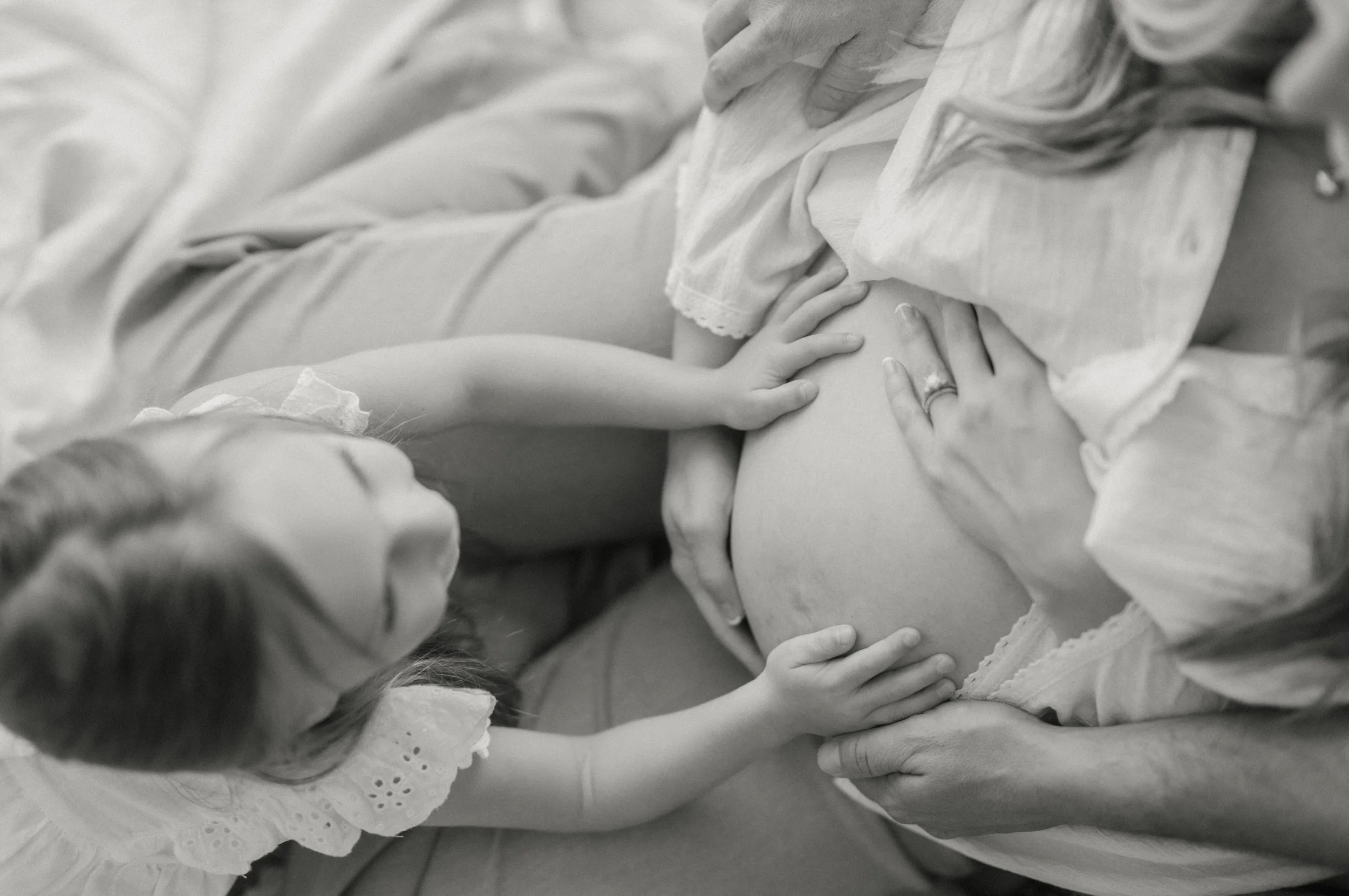 I said where is the baby? And she bent right over so she could be eye-level with the belly. It was so cute!!! Can you spot that one?! Such a cute session! Baton Rouge maternity photographer, Baton Rouge family photographer. #batonrougematernityphotog