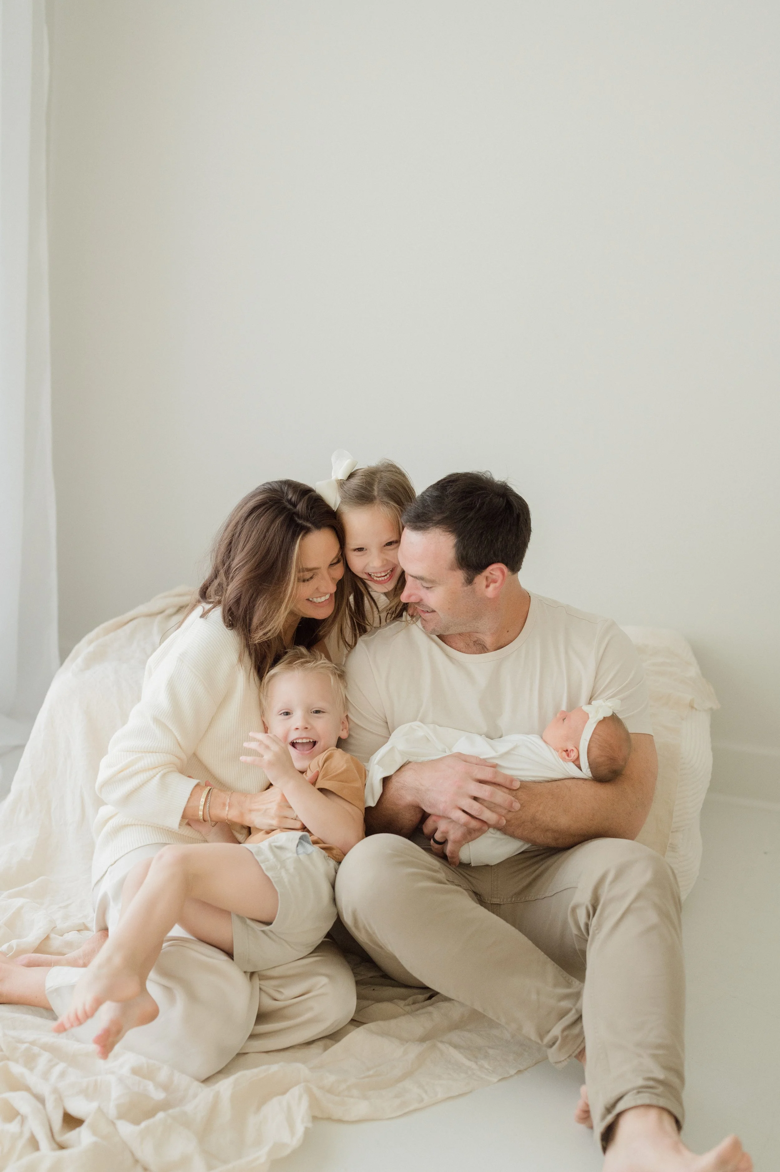 Baton Rouge Newborn Family Photographer, Studio Session 